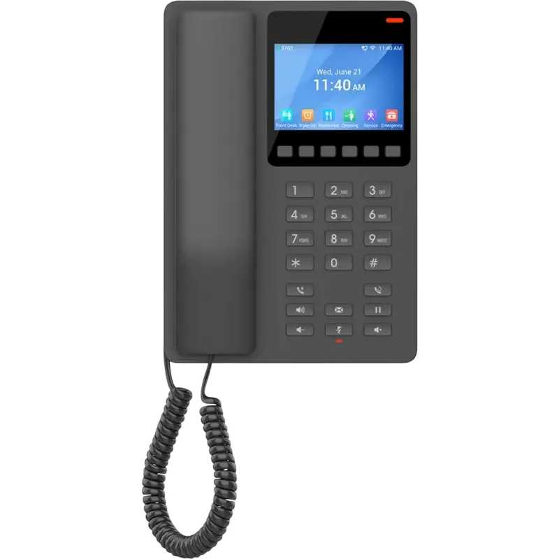 IP Phone Grandstream GHP631W, Black — foto 2