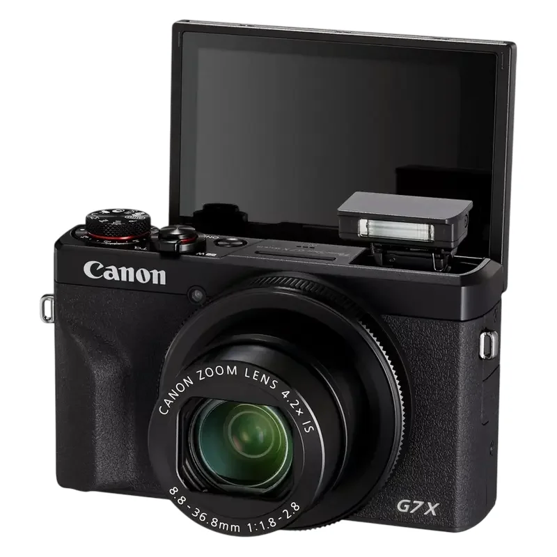 Aparat Foto Compact Canon PowerShot G7 X Mark III, Vlogger Kit, Negru — foto 5