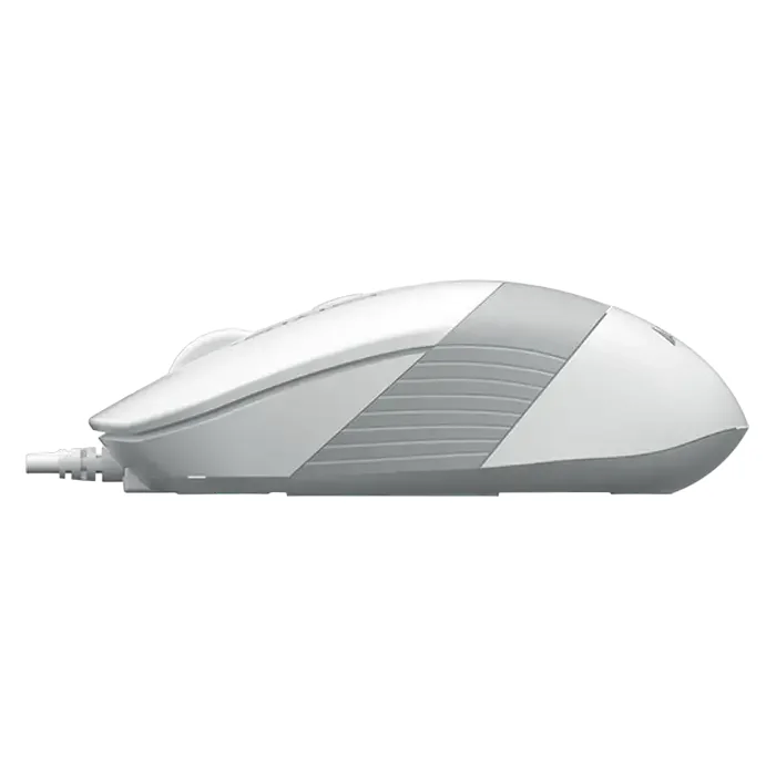 Mouse A4Tech FM10, White/Grey — foto 3
