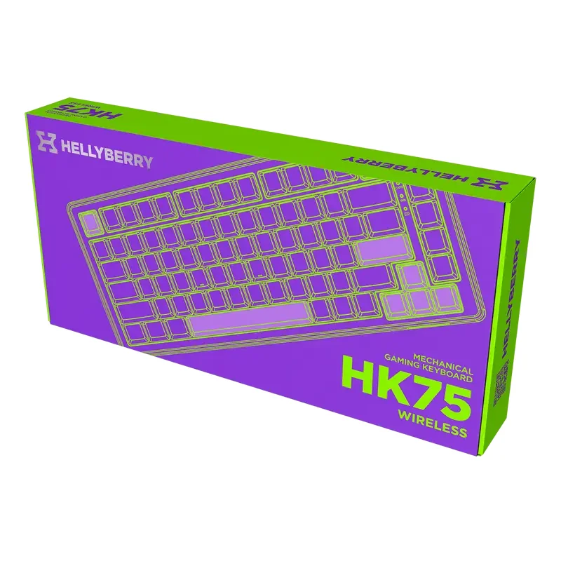 Keyboard HATOR Hellyberry HK75 Wireless, Wired / Wireless, White — foto 6