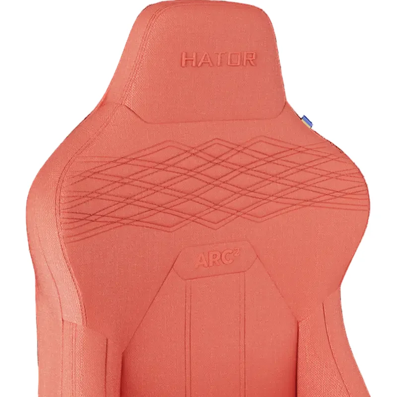Scaun Gaming HATOR Arc 2 XL Fabric, Textil, Portocaliu — foto 2