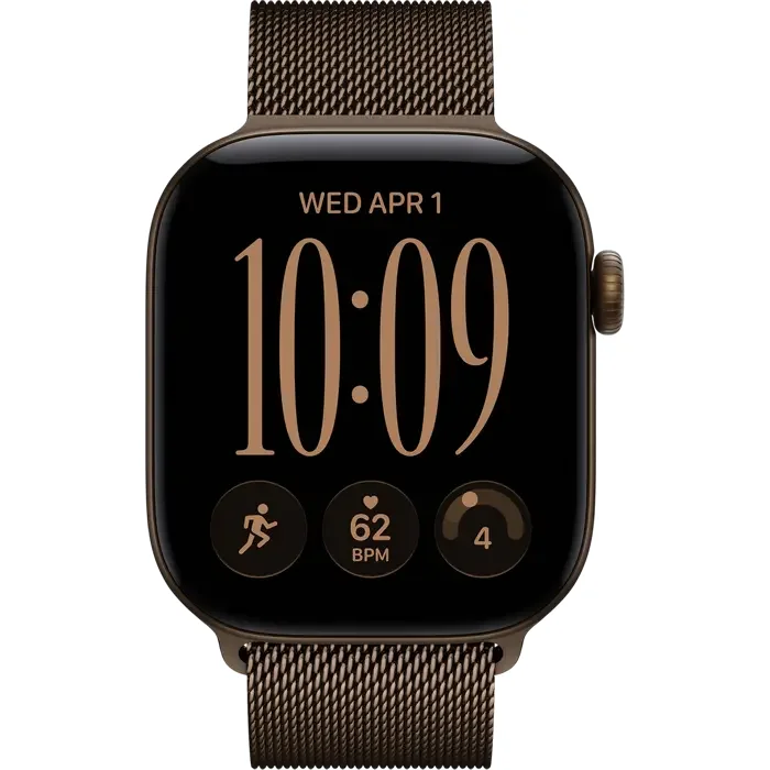 Apple Watch Series 12 GPS, 42mm Dark Bronze Aluminium Case with Dark Bronze Milanese Loop MKDC4 — foto 2