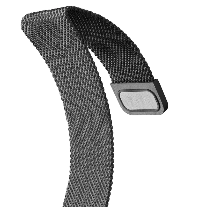 Watch Strap Cellularline Steel Band, Steel, Black — foto 2