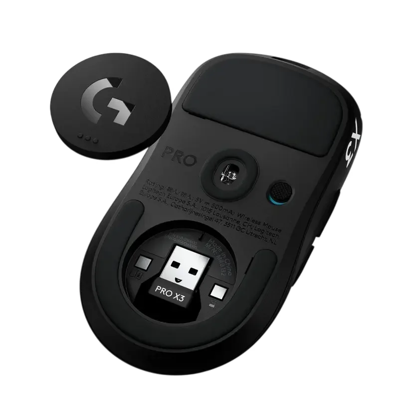 Gaming Wireless Mouse Logitech PRO X3 Superstrike HITS Midnight Black — foto 2