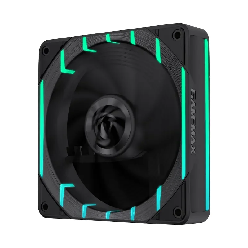 PC Case Fan GAMEMAX Tornado T12, 120mm, ARGB, 24 LED, 9 blades, PWM, <32.12dB, 66.89 CFM, 800-2200RP — foto 5