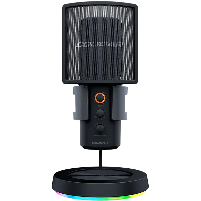 Microfon Gaming Cougar Screamer-X, Cu fir, Negru — foto 8