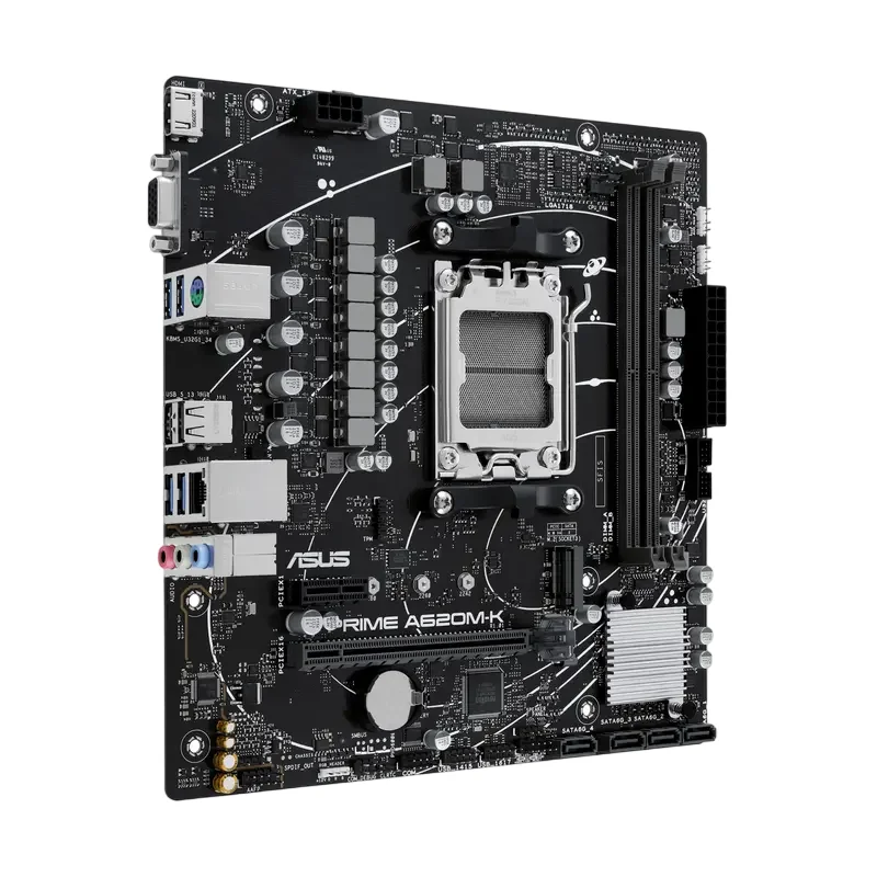 Mainboard ASUS PRIME A620M-K, AM5, AMD A620, Micro-ATX — foto 3