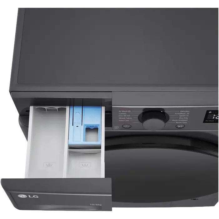 Mașină de spălat cu uscător LG F4DR510S2M, 10kg, Gri — foto 4