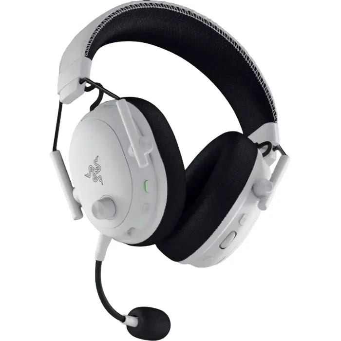 Gaming Headsets Razer BlackShark V3 Pro, Wireless/Wired Analog, White — foto 2