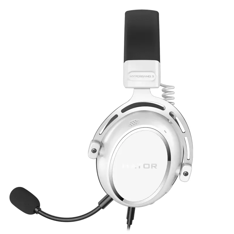 Gaming Headsets HATOR Hypergang 3, Wired Analog, White — foto 5