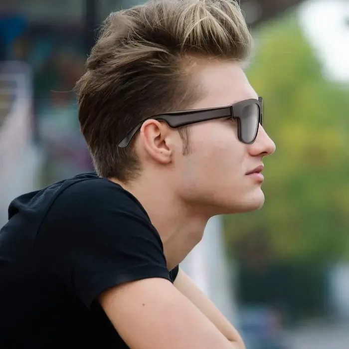 Ochelari Cellularline Sound Vision 2 Wireless Audio Sunglasses, Black — foto 3