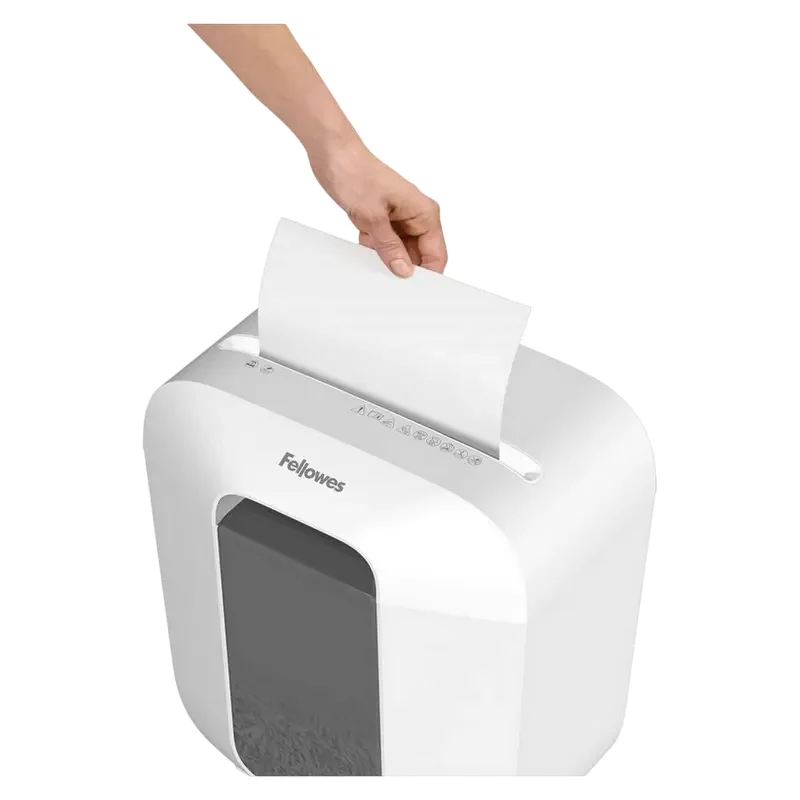 Fellowes  Powershred® LX25M, DIN Level P-4, Cross 4х12mm, Capacity 6sheets, Vol.11 lit, WHITE — foto 5