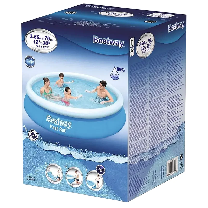 Inflatable Pool Bestway Fast Set, 6050L, Blue/White, 57273 — foto 2