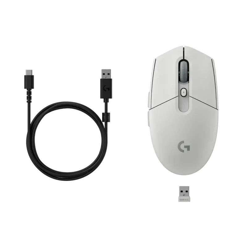 Gaming Wireless Mouse Logitech G305 X SUPERLIGHT WHITE  2.4GHZ — foto 5