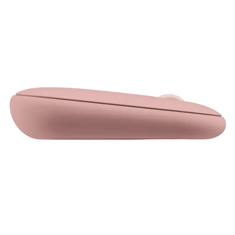 Mouse Wireless Logitech M350S, Roz — foto 2