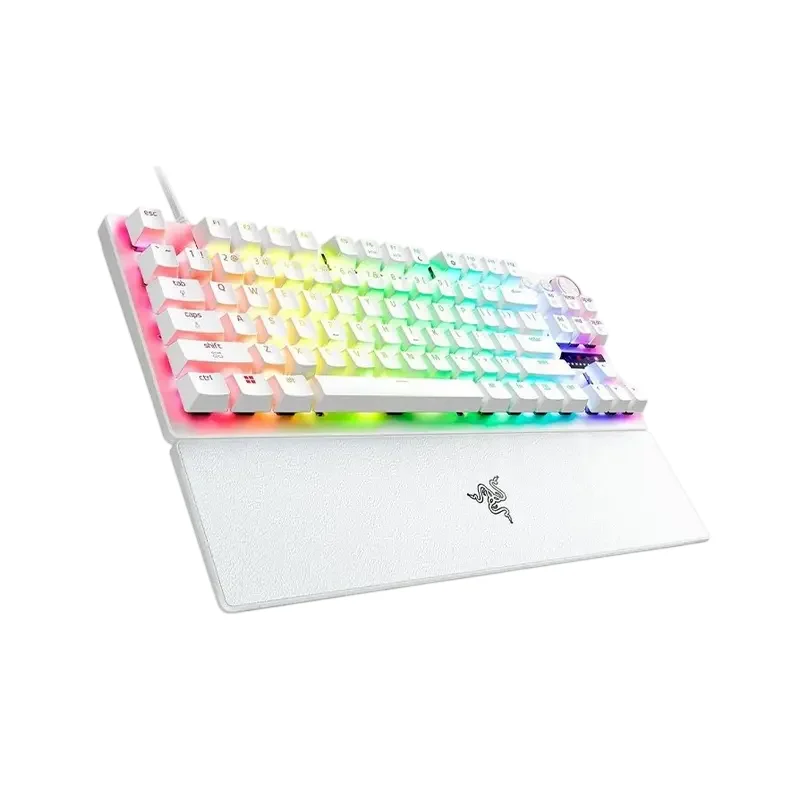 Tastatură Razer Huntsman V3 Pro TKL 8KHz, Cu fir, Alb — foto 2