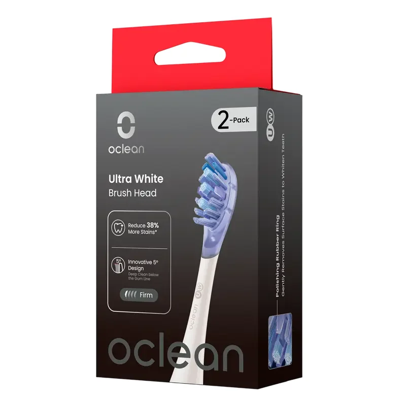 Насадка для электрической зубной щетки Oclean UW03 W02, Белый — foto 5