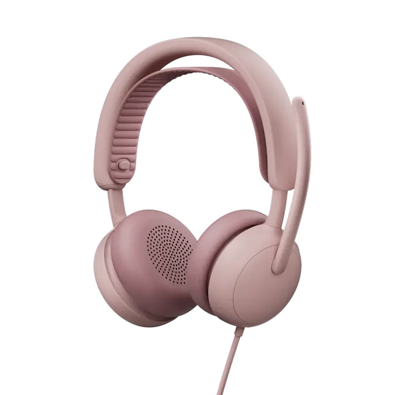 Наушники Logitech Zone Wired 2, Розовый — foto 4
