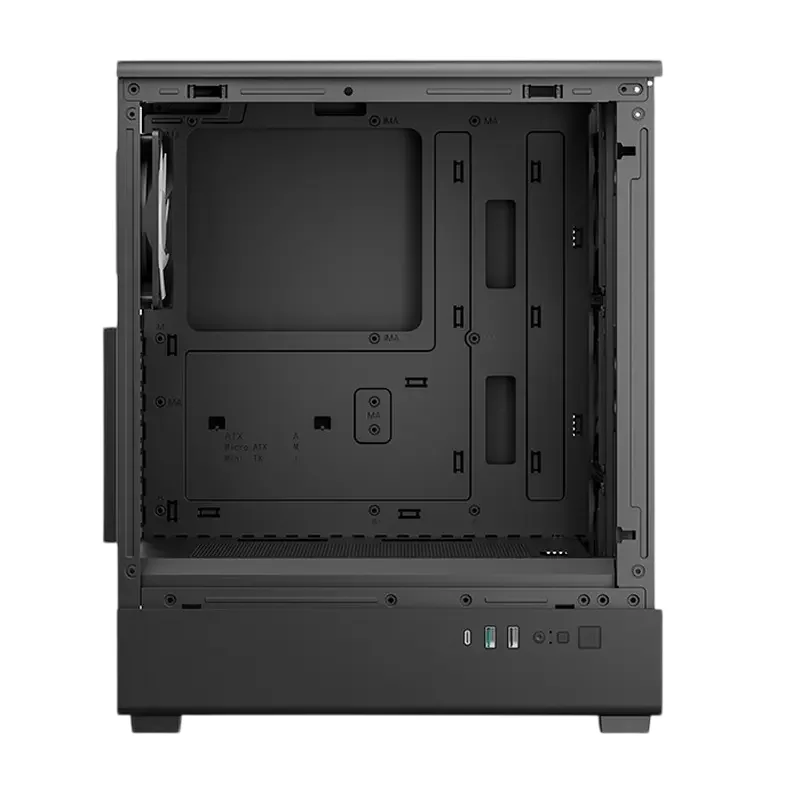 Case ATX Deepcool CC550 4F, w/o PSU, 3x120front 1x120rear ARGB fans, 1xUSB3.0, 1xUSB2.0, 1xTypeC, Me — foto 9