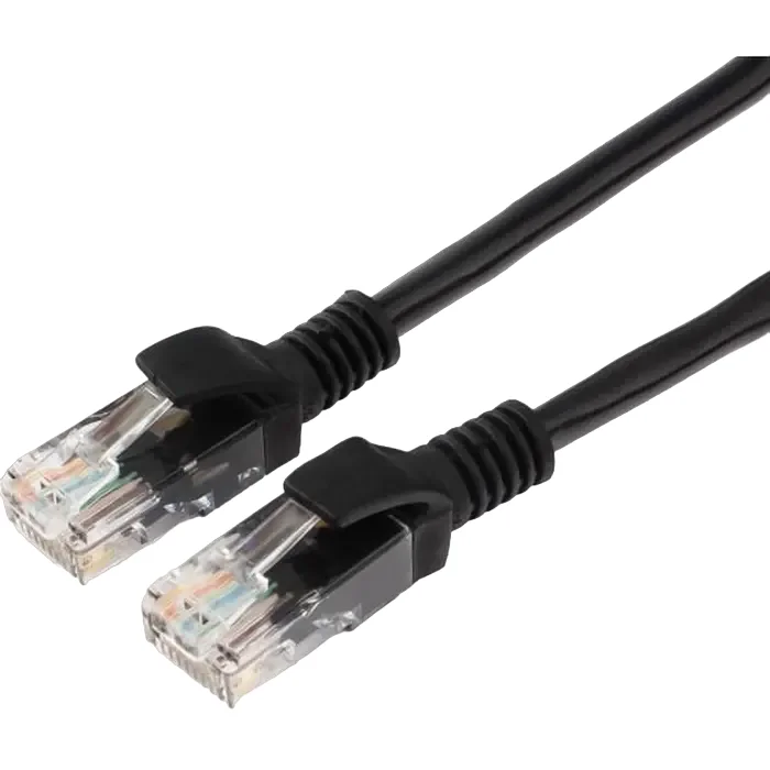 Патч-корд Cablexpert PP12-7.5M/BK, CAT5e UTP, 7,5м, Чёрный — foto 2
