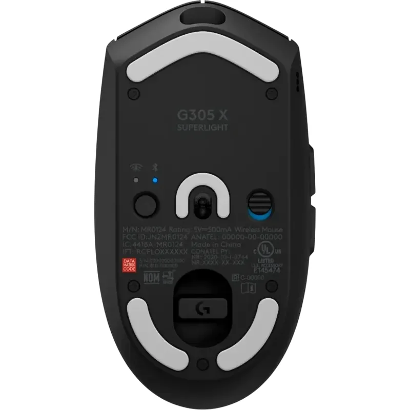 Gaming Wireless Mouse Logitech G305 X SUPERLIGHT BLACK  2.4GHZ — foto 4