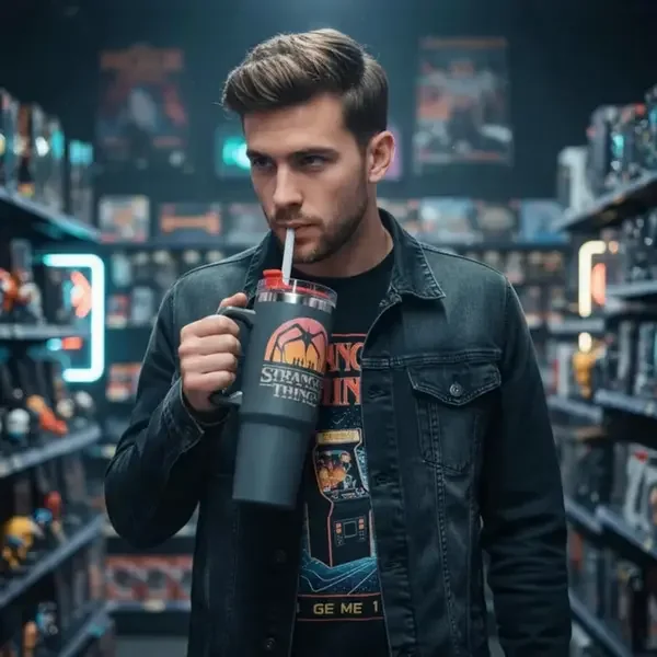 Cana Paladone Stranger Things 5 900ml Insulated Cup PP14605ST — foto 2
