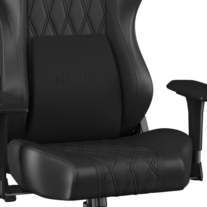 Gaming Chair HATOR Darkside 3L, PU Leather, Black — foto 7