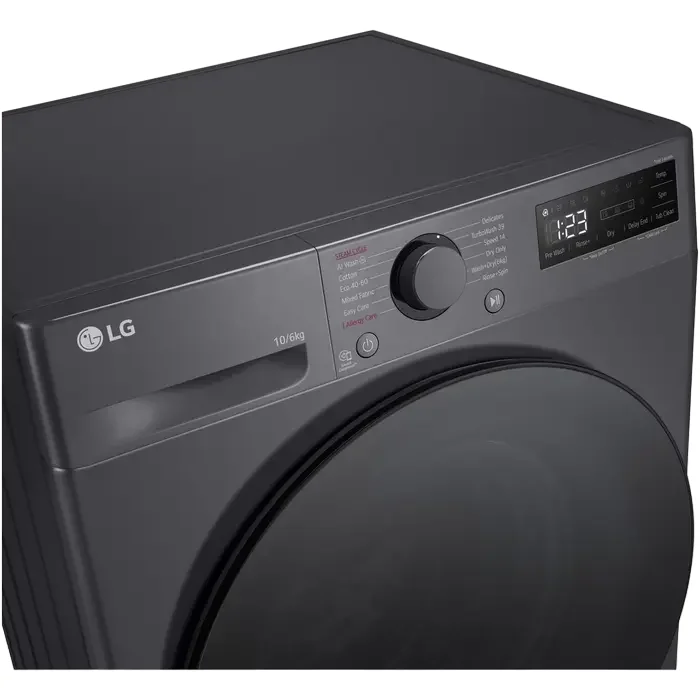 Mașină de spălat cu uscător LG F4DR510S2M, 10kg, Gri — foto 2