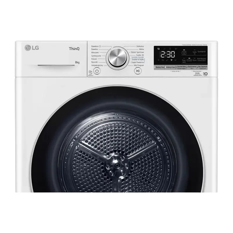Clothes dryer LG RH80V9AV3N, 8kg, White — foto 2