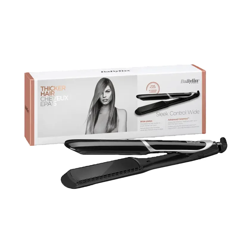 Hair Straightener BaByliss Sleek Control Wide ST397E, Black — foto 6