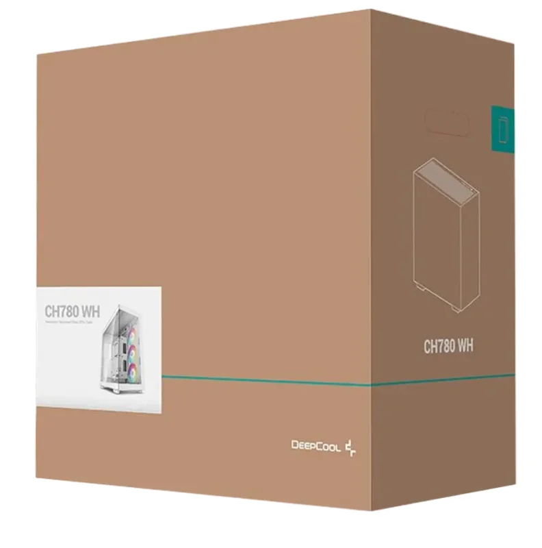 PC Case Deepcool CH780, Full-Tower, w/o PSU, White — foto 11