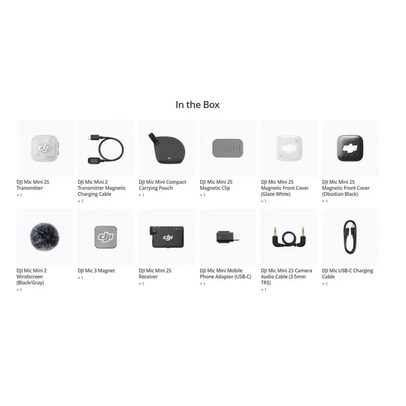 DJI Mic Mini 2S (1 TX + 1 RX), Black — foto 10