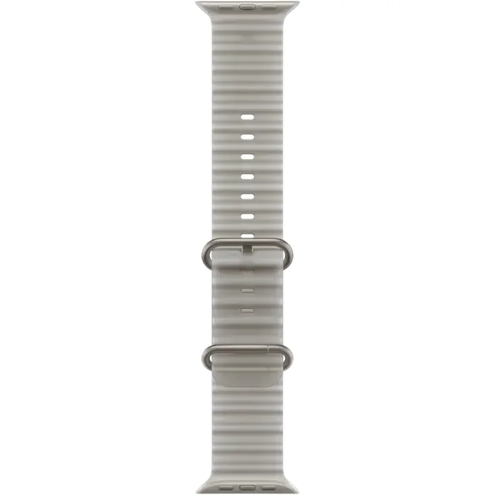 Apple Watch Ultra 4 GPS + Cellular, 49mm Natural Titanium Case with Translucent Grey Ocean Band MJAD — foto 2