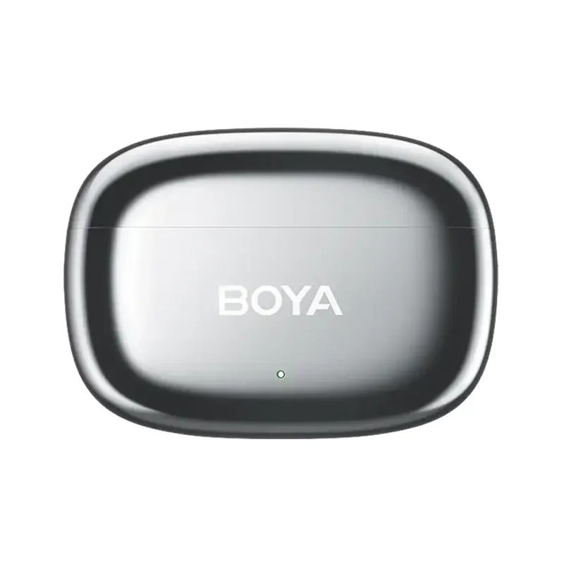 Microfon portabil pentru înregistrare vocală Boya mini 2-01, Fără fir, Gri — foto 4