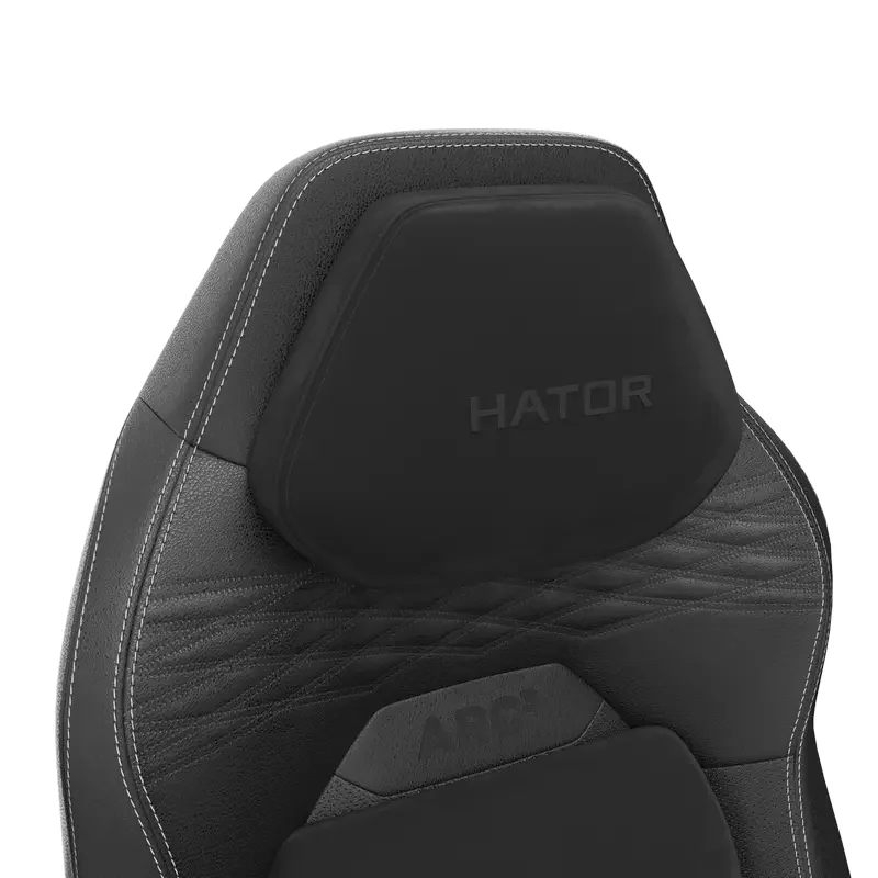 Gaming Chair HATOR Arc 3 L, PU Leather, Black — foto 4