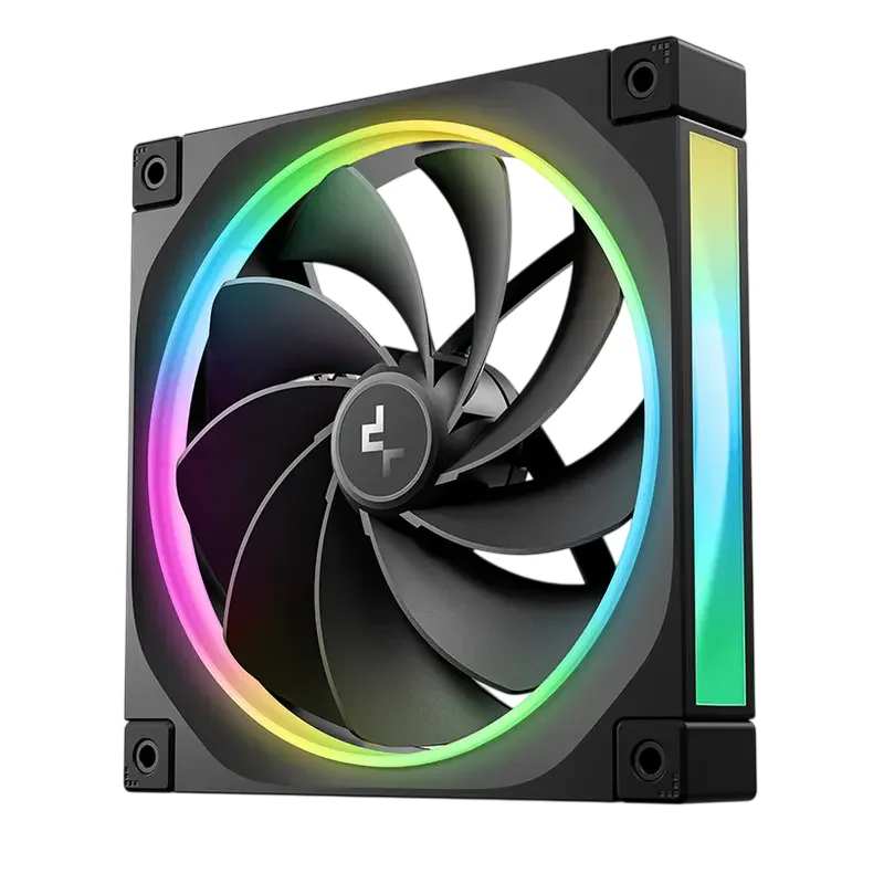PC Case Fan Deepcool FL14 Reversed ARGB 140x140x25mm, ≤31.46 dB, 66,59CFM, 500-1700RPM, PWM, Hydro B — foto 2