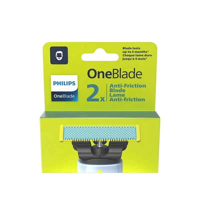 Lamă de schimb pentru aparatul de ras electric Philips QP225/50, Negru | Albastru — foto 2