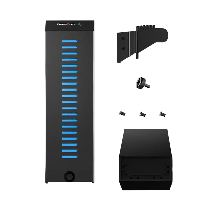 Graphics Card Holder Deepcool GH-01 A-RGB, Black — foto 3