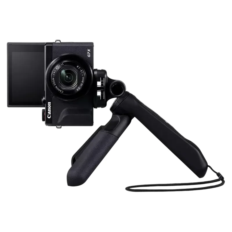 Aparat Foto Compact Canon PowerShot G7 X Mark III, Vlogger Kit, Negru — foto 3