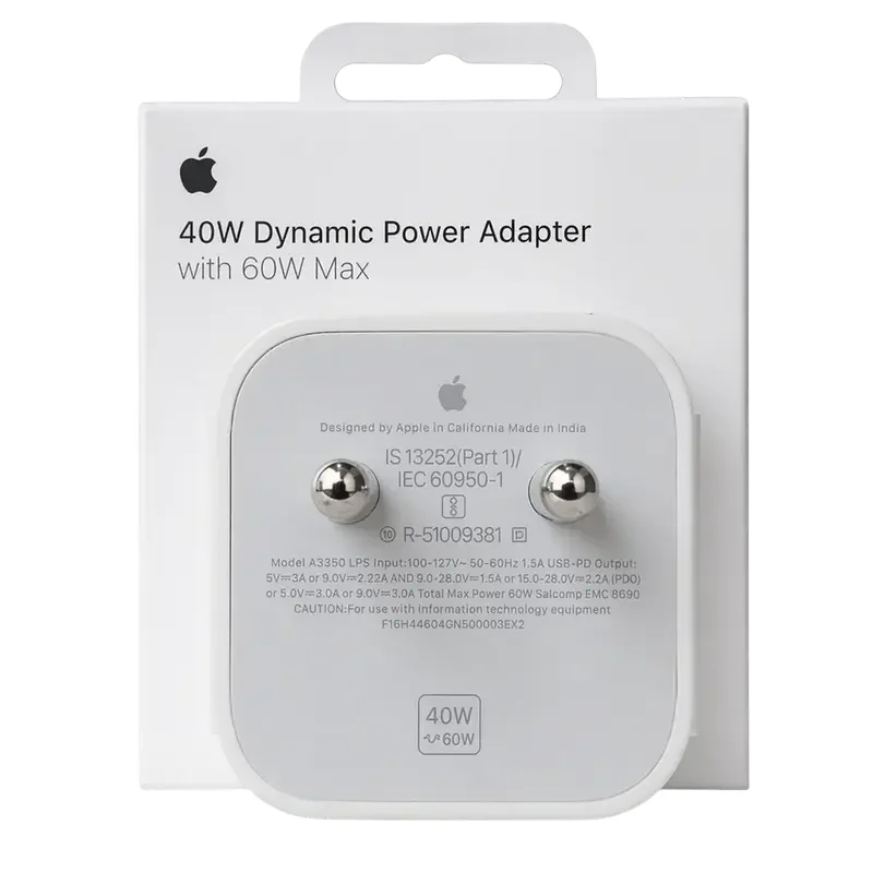 Original Power Adap. Apple 40W USB-C Dynamic with 60W Max , MGTU4, White — foto 5