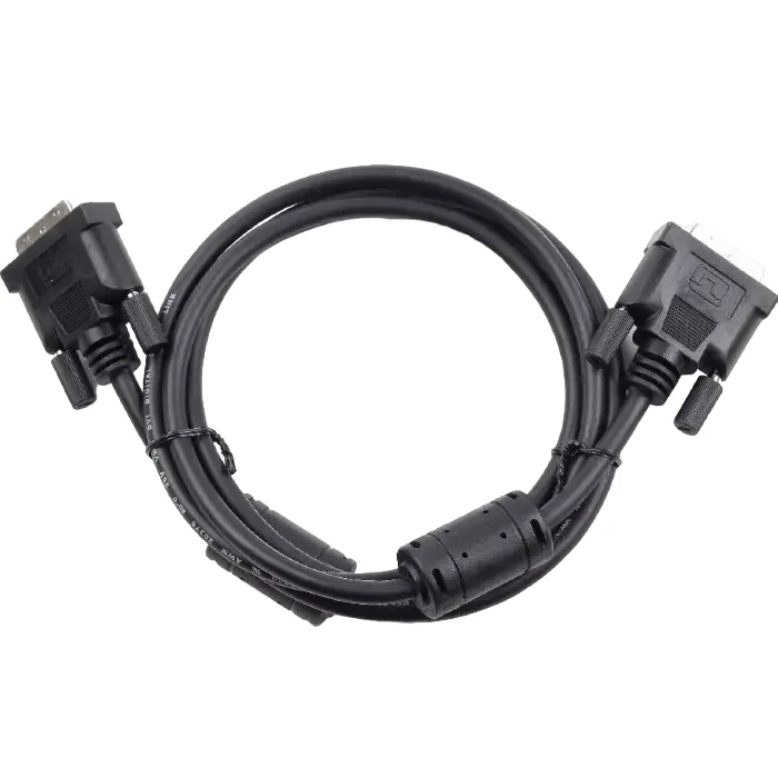 Cable DVI M to DVI M,  3.0m, Cablexpert DVI-D Dual link with ferrite, CC-DVI2-BK-10 — foto 4