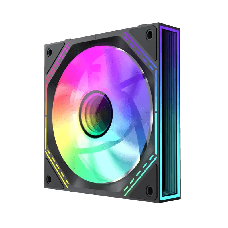 PC Case Fan GAMEMAX FN12A-S3I-R, Reversed, 3xARGB Fan Kit, 120mm, <31.62dB, 49.54CFM, 800-1600RPM, H — foto 10