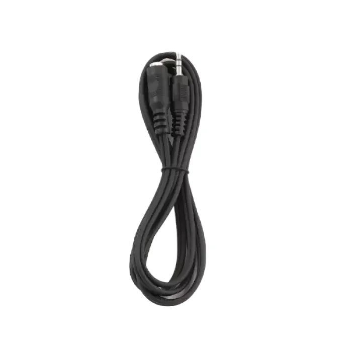 Cablu audio Cablexpert CCA-423-2M, 3.5mm 3-pin (F) - 3.5mm 3-pin (M), 2m, Negru — foto 3