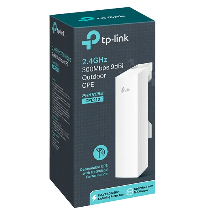 Punct de acces exterior TP-LINK CPE210, 300 Mbps, Alb — foto 3