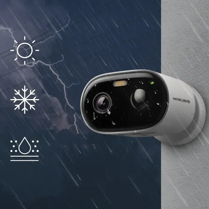 Mercusys Outdoor  MC410, 3Mpix, IP65, Battery Powered Security Camera — foto 6