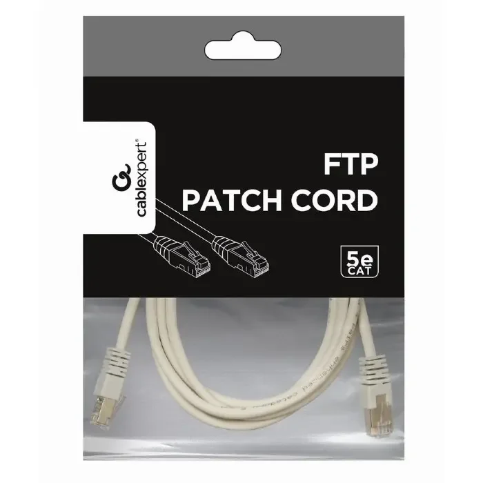 Patch cord Cablexpert PP22-0.5M, Cat5e FTP, 0,5m, Grey — foto 3