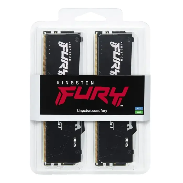 .64GB DDR5-5600MHz  Kingston FURY Beast RGB (Kit of 2x32GB) (KF556C36BBE2AK2-64), CL36-38-38, 1Rx8, — foto 5