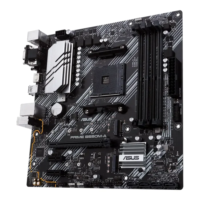 Материнская плата ASUS PRIME B550M-A, AM4, AMD B550, Micro-ATX — foto 2