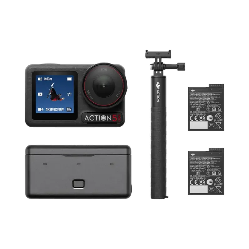 Экшн-камера DJI Osmo Action 5 Pro Adventure Combo, Черный — foto 2