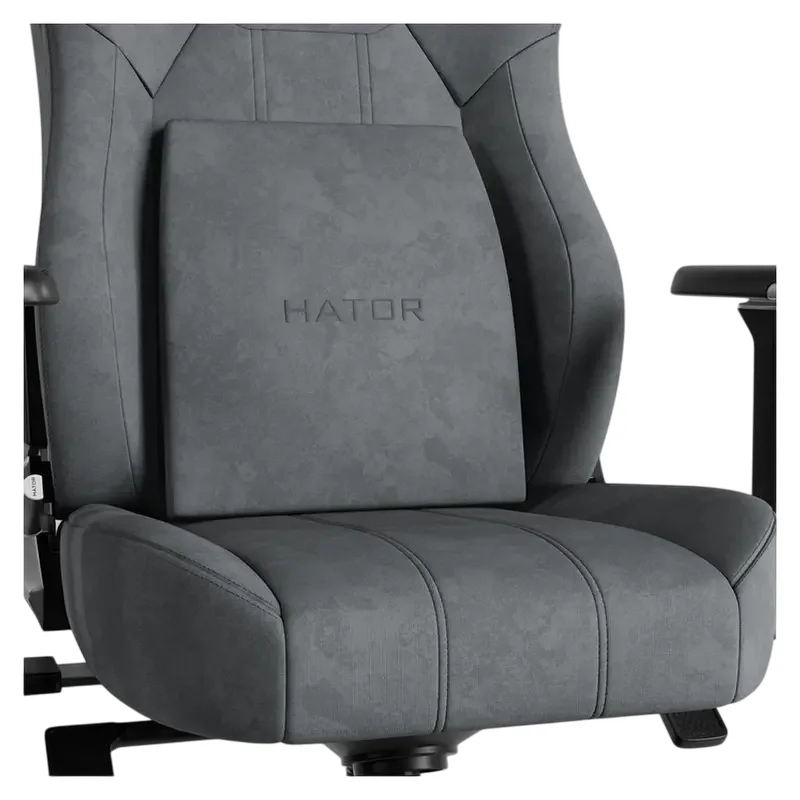Scaun Gaming HATOR Arc 3 XL, Velur, Gri — foto 2